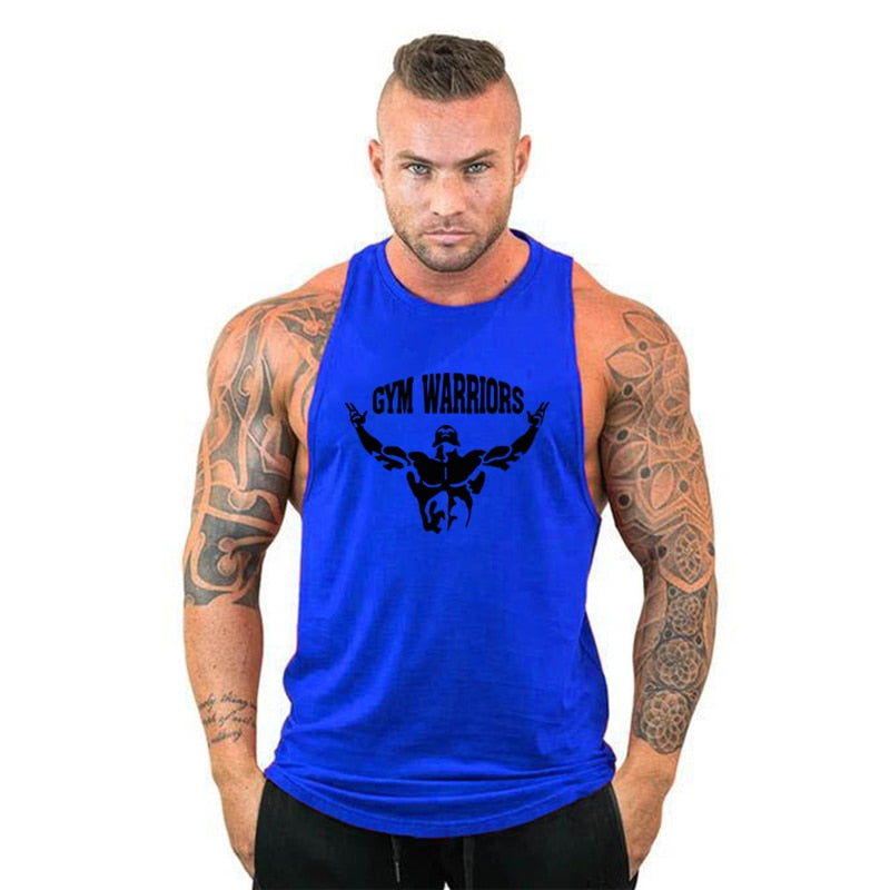 Brand Gym Clothing Mens Bodybuilding Hooded Tank Top Cotton Sleeveless Vest Fitness Sweatshirt Workout Sportswear Tops Male