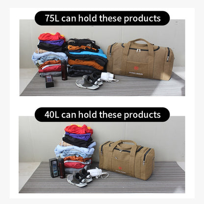 Canvas Men Travel Bags Large Capacity Travel Duffel Hand Luggage Bag Multifunction Weekend Bag Sac de XA243K