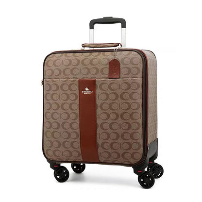 New pu leather luggage sets Women fashion rolling suitcase with handbag Men luxury trolley luggage travel bag carry-ons