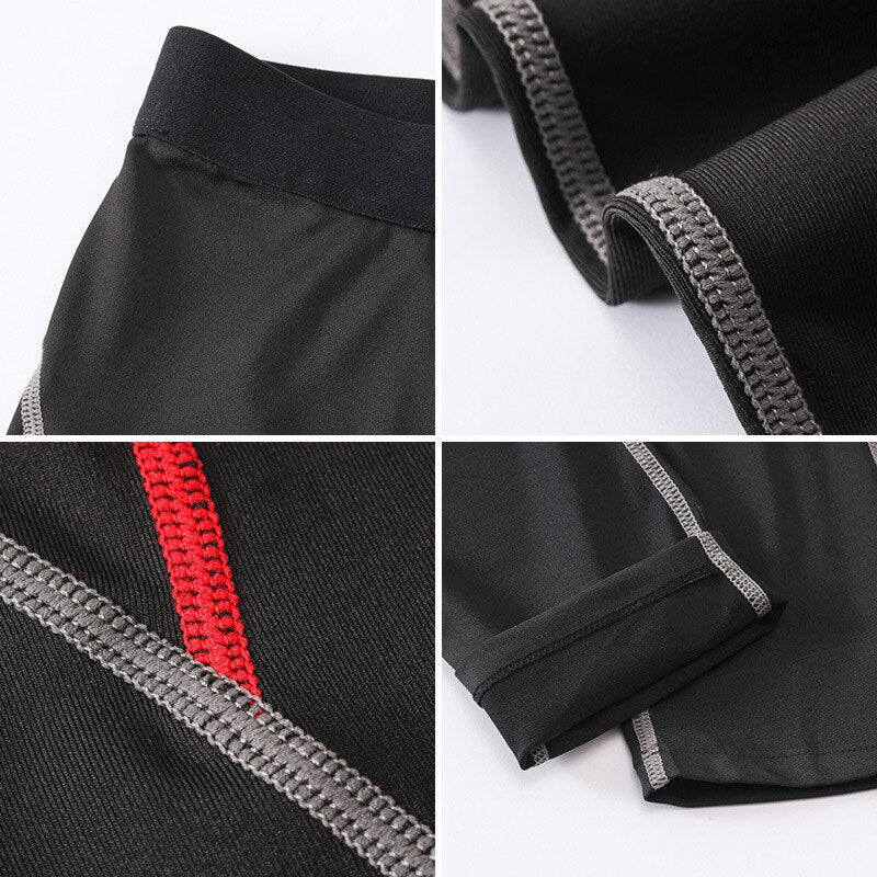 Men Running Pants Sports Tights Quick Dry Gym Crossfit Trousers Workout Tracksuit Basketball Training Long Pants Custom Logo