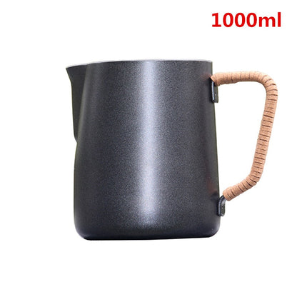 ROKENE Non-Stick Stainless Steel Pitcher Milk frothing jug Espresso Coffee Pitcher Barista Craft Coffee Latte Milk Jug Pitcher