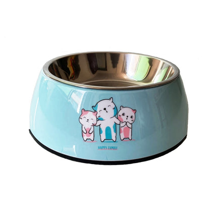 Hot selling removable Melamine and stainless steel pet bowl dog&amp;cat bowls миски для собак миска для кошки