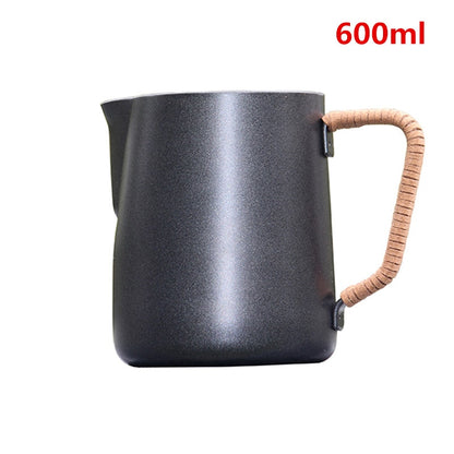 ROKENE Non-Stick Stainless Steel Pitcher Milk frothing jug Espresso Coffee Pitcher Barista Craft Coffee Latte Milk Jug Pitcher