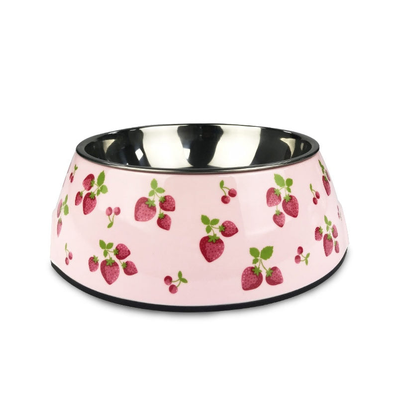 Hot selling removable Melamine and stainless steel pet bowl dog&amp;cat bowls миски для собак миска для кошки