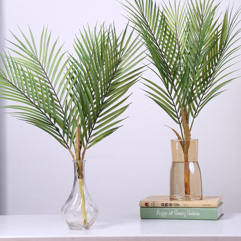 60-123CM Artificial  Palm  Tree Fake Plants Plastic Leaf Fake Tree For Home Wedding  Garden  Floor  Living Room  Decorations