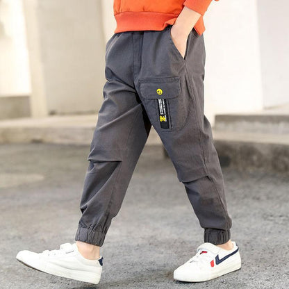 children pants Boy Sports Pants Big Boy Pants Spring Teenage Spring Toddler Casual Kids Trousers For Boys Clothes Age 3-12 Year