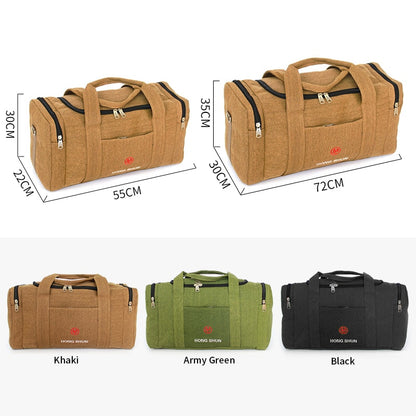 Canvas Men Travel Bags Large Capacity Travel Duffel Hand Luggage Bag Multifunction Weekend Bag Sac de XA243K