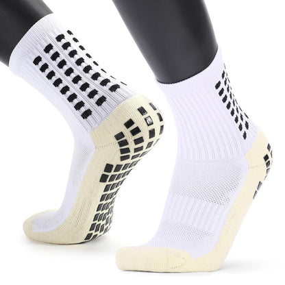 New Men&#39;s Sports Socks Thick Towel Down Men&#39;s Mid-tube Levy Non-slip Soccer Socks Basketball Socks Sports Stockings