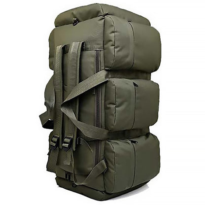 90L Large Capacity Men&#39;s Travel Bags Canvas Military Tactical Backpack Waterproof Hiking Climbing Camping Rucksack Bags XA216K