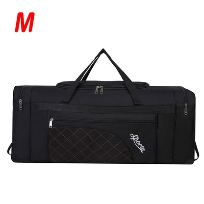 Unisex Large Capacity Portable Travel Bags Foldable Luggage Bag Waterproof Oxford Handbag Outdoor Leisure Shoulder Bags  XA270F