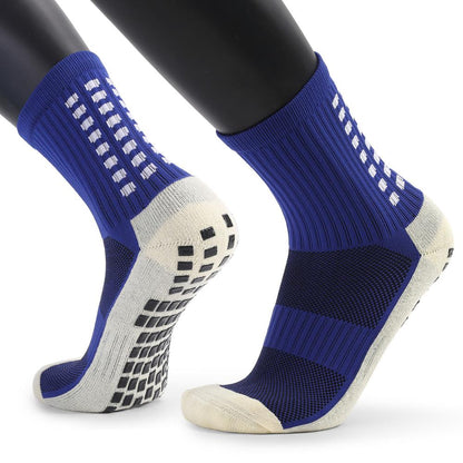 New Men&#39;s Sports Socks Thick Towel Down Men&#39;s Mid-tube Levy Non-slip Soccer Socks Basketball Socks Sports Stockings