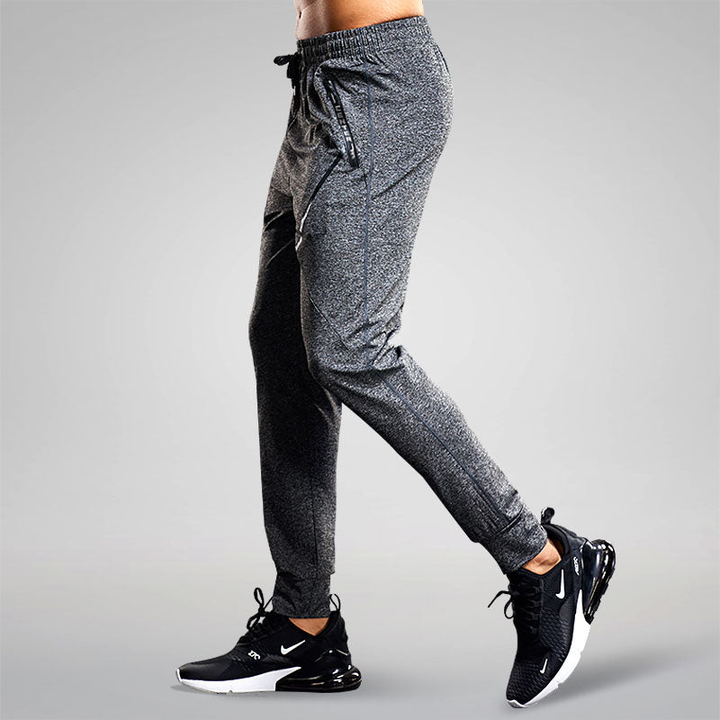 Men&#39;s Running Pants  Quick-Dry Thin Casual Trousers Sport Pants With Zipper Pockets  Sportswear Running  Jogging Sportpants