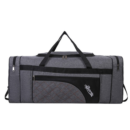 Unisex Large Capacity Portable Travel Bags Foldable Luggage Bag Waterproof Oxford Handbag Outdoor Leisure Shoulder Bags  XA270F