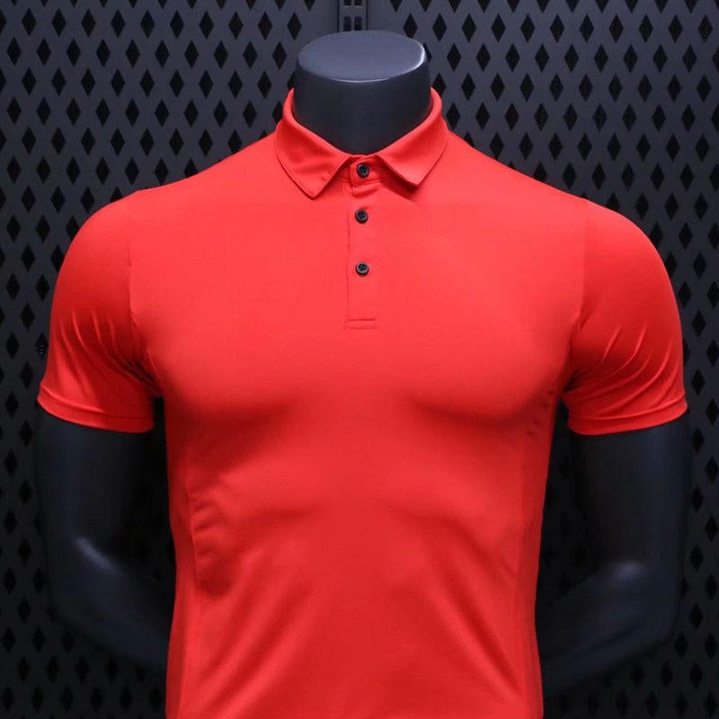 New Golf Clothing Breathable Men&#39;s Summer Golf Sports Breathable Golf Shirt POLO Shirt Men&#39;s T-Shirt