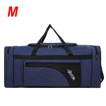 Unisex Large Capacity Portable Travel Bags Foldable Luggage Bag Waterproof Oxford Handbag Outdoor Leisure Shoulder Bags  XA270F