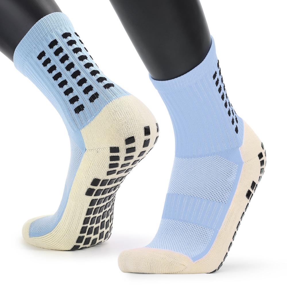 New Men&#39;s Sports Socks Thick Towel Down Men&#39;s Mid-tube Levy Non-slip Soccer Socks Basketball Socks Sports Stockings