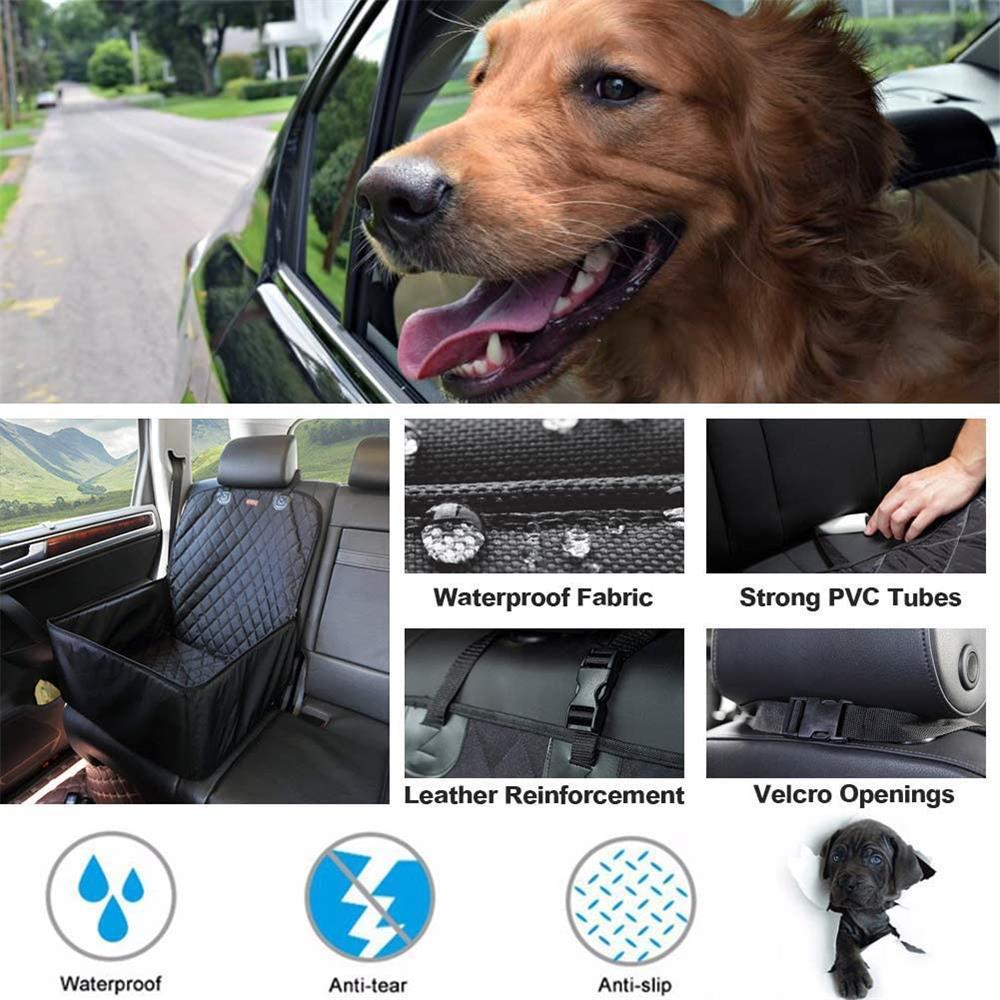 Hammock Pet Car Seat Booster Cover Protector Front Chair Waterproof Cat Dog Puppy Basket Anti-Silp Vehicle Carrier Travel