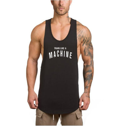 Brand gyms clothing Men Bodybuilding and Fitness Stringer Tank Top Vest sportswear Undershirt muscle workout Singlets