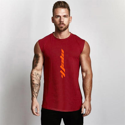 Summer Gym Tank Top Men Workout Sleeveless Shirt Bodybuilding Clothing Fitness Mens Sportswear Muscle Vests Men Tanktops