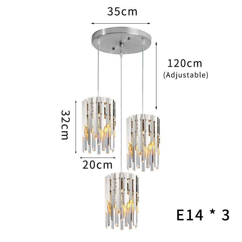 Small Round Gold k9 Crystal Modern Led Chandelier for Living Room Kitchen Dining Room Bedroom Bedside Luxury Indoor Lighting