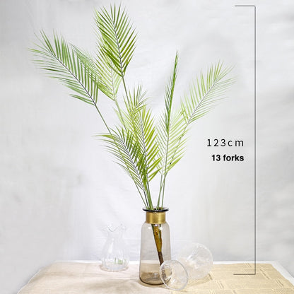 60-123CM Artificial  Palm  Tree Fake Plants Plastic Leaf Fake Tree For Home Wedding  Garden  Floor  Living Room  Decorations