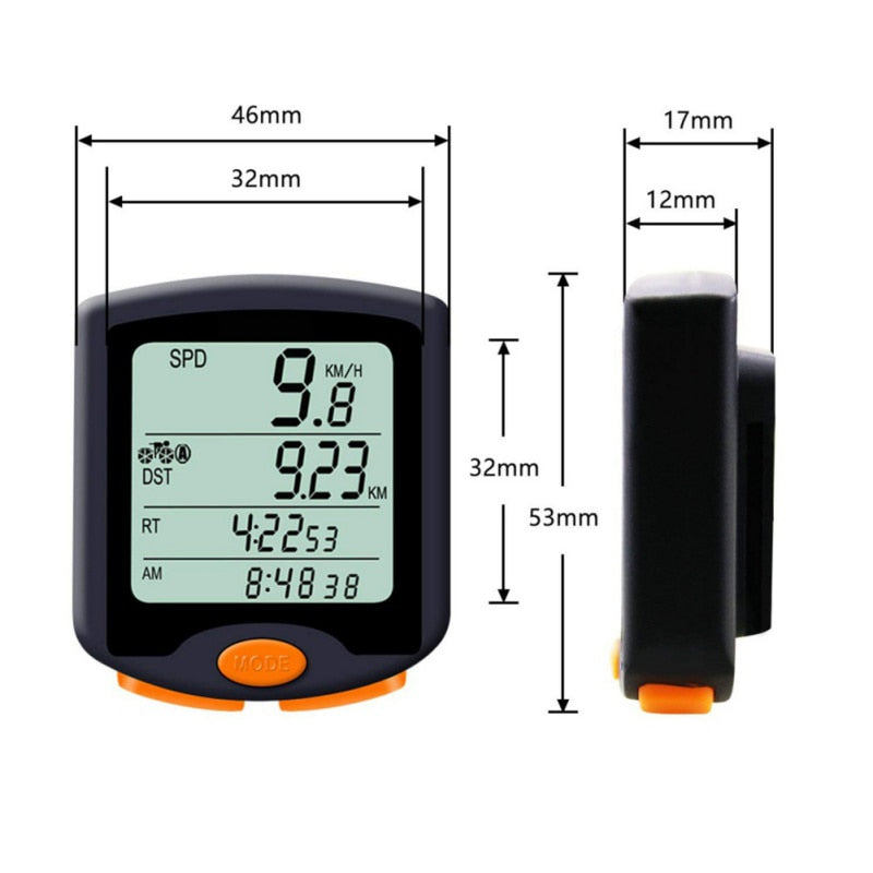 BOGEER YT-813 Bicycle Computer Wireless Speed Meter Digital Multifunction Speedometer Waterproof Sports Sensors Bike Computer