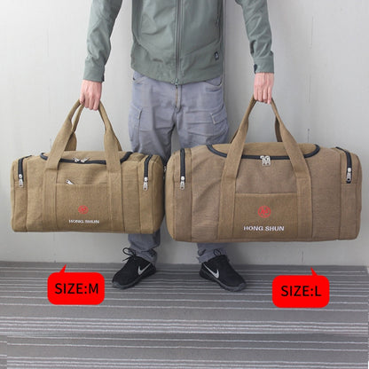 Canvas Men Travel Bags Large Capacity Travel Duffel Hand Luggage Bag Multifunction Weekend Bag Sac de XA243K