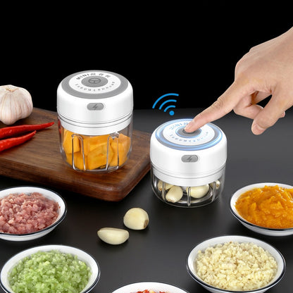 100/250ml Wireless Electric Mini Food Chopper Garlic Cutter Masher USB Charging Kitchen Gadgets