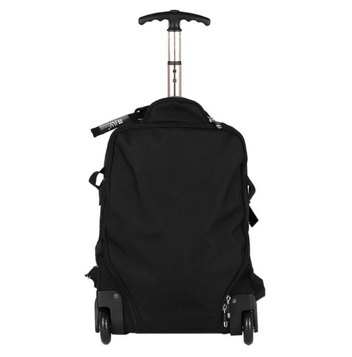 Men Travel trolley rucksack Rolling Luggage backpack bags on wheels wheeled backpack for Business Cabin Men Travel trolley bags