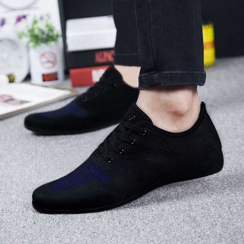 Men Shoes Breathable Men Casual Shoes Sneakers Low Lace-up Mesh Male Shoes Comfortable Flat Shoes For Men Zapatillas Hombre