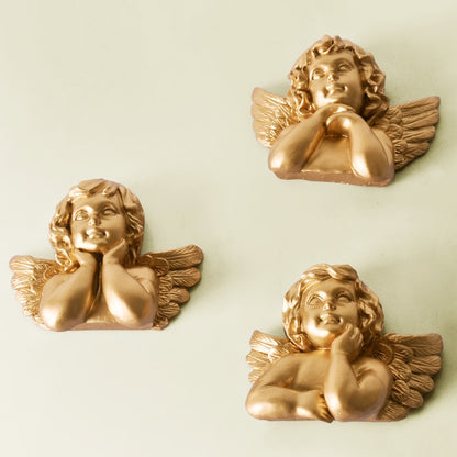 Resin Angel Figurine Wall Decor Socket Switch Sticker Home Decoration Hanging Craft Home Switch Wall Light Socket Stickers