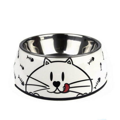 Hot selling removable Melamine and stainless steel pet bowl dog&amp;cat bowls миски для собак миска для кошки