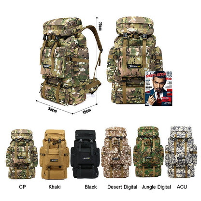 70L Large Capacity Backpack Multifunction Waterproof Army Military Backpack Rucksack for Hike Travel Backpacks Mochila Militar