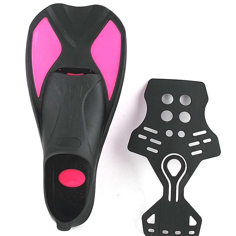 Snorkeling Diving Swimming Fins Adult/kids Flexible Comfort Swimming Fins Submersible Foot Children Fins Flippers Water Sports