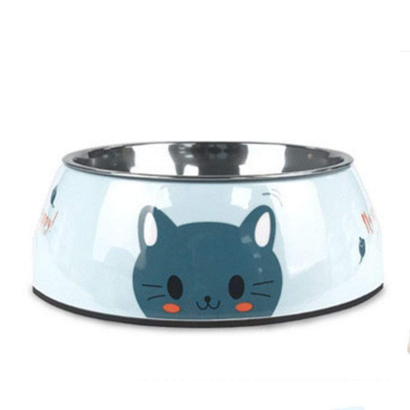 Hot selling removable Melamine and stainless steel pet bowl dog&amp;cat bowls миски для собак миска для кошки