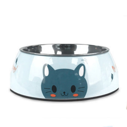 Hot selling removable Melamine and stainless steel pet bowl dog&amp;cat bowls миски для собак миска для кошки