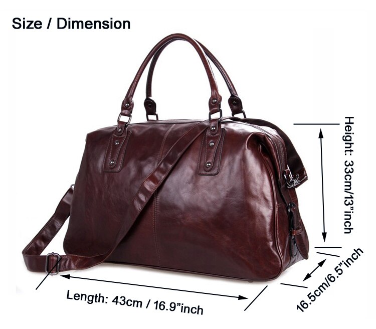 Luxury Genuine Leather Travel Bags Men Luggage bag large Leather duffel bag Men Weekend bag Overnight Tote Handbag sac de voyage