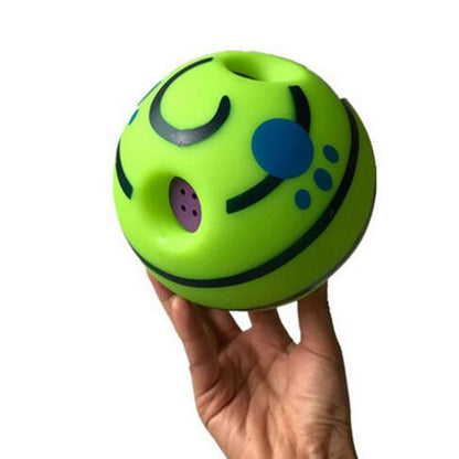 15cm Wobble Wag Giggle Ball Interactive Dog Toy Pet Puppy Chew Toys Funny Sounds  Dog Play Ball Training Sport Pet Toys