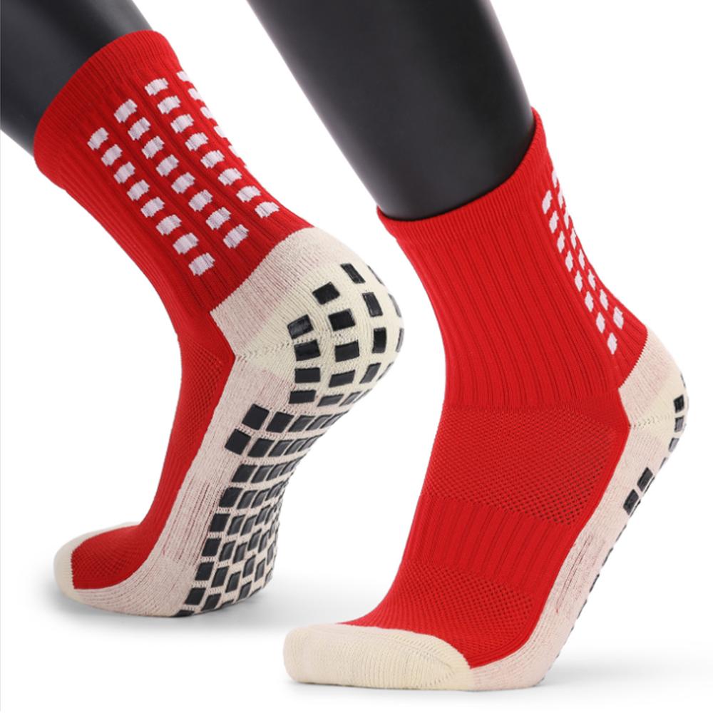 New Men&#39;s Sports Socks Thick Towel Down Men&#39;s Mid-tube Levy Non-slip Soccer Socks Basketball Socks Sports Stockings