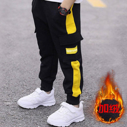 children pants Boy Sports Pants Big Boy Pants Spring Teenage Spring Toddler Casual Kids Trousers For Boys Clothes Age 3-12 Year