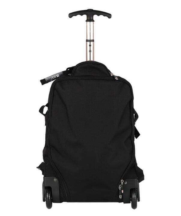 Men Travel trolley rucksack Rolling Luggage backpack bags on wheels wheeled backpack for Business Cabin Men Travel trolley bags