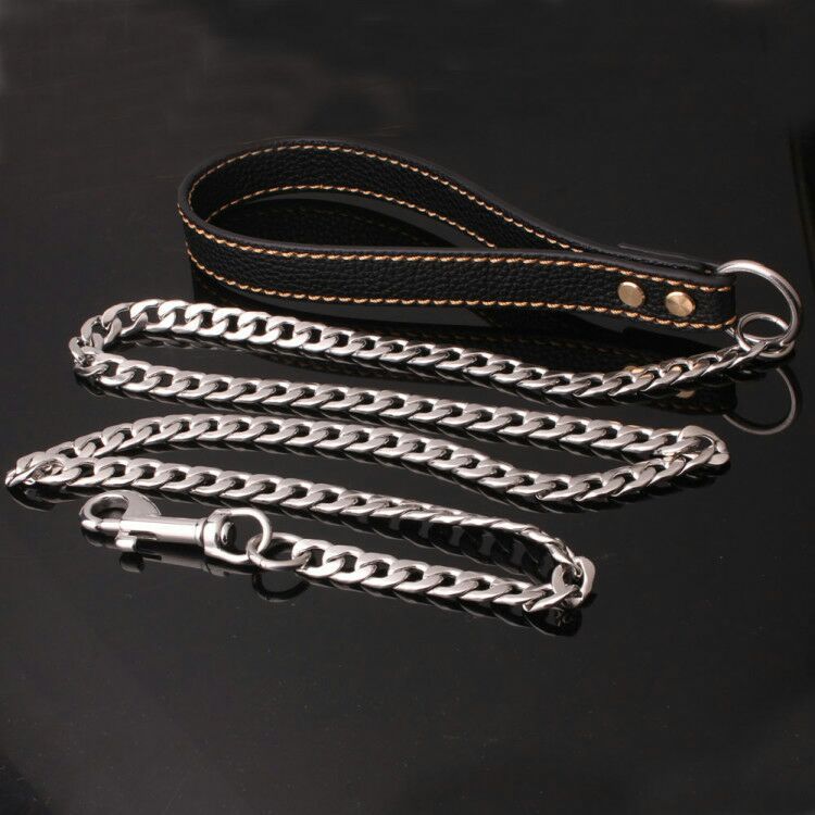 Gold Chains Dog Pet Leash Stainless Steel Slip Training Pinch Collars For Small Medium Large Dogs Puppy Dogs Supplies 10E