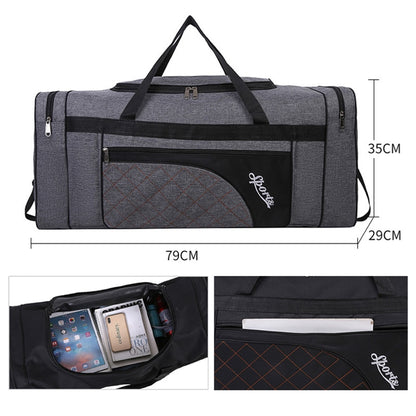 Unisex Large Capacity Portable Travel Bags Foldable Luggage Bag Waterproof Oxford Handbag Outdoor Leisure Shoulder Bags  XA270F