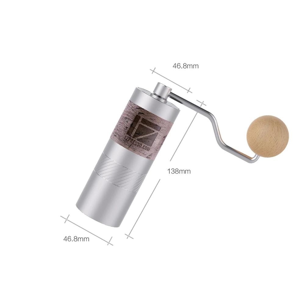 1ZPRESSO Q2 Manual Grinder Burr Grinder Kitchen Grinding Tools Stainless Steel Adjustable Coffee Bean Mill Mini Bean Milling