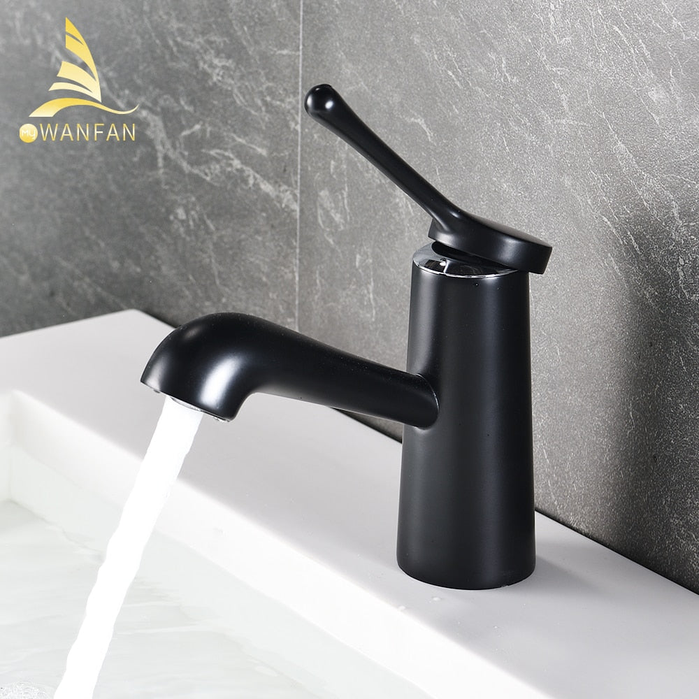 Basin Faucets Modern Gold  Faucet Waterfall faucets Single Hole Cold and Hot Water Tap Basin Faucet Mixer Taps 855872