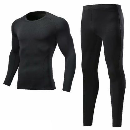 3pcs / Set Workout Male Sport Suit Gym Compression Clothes Fitness Running Jogging Sport Wear Exercise Workout Tights