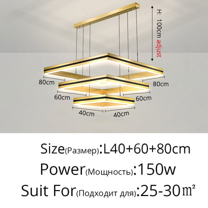 Modern Simplicity Led Ceiling Chandelier for Living Room Bedroom Indoor Lighting Pendant Light  Celing Lamp Fixtures Home Decor