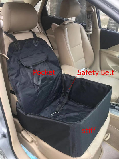 Hammock Pet Car Seat Booster Cover Protector Front Chair Waterproof Cat Dog Puppy Basket Anti-Silp Vehicle Carrier Travel