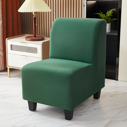 Stretch Spandex Armless Accent Chair Slipcover Chair Covers Furniture Protector for Dining Living Room Office Reception