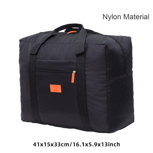 Portable Folding Large Travel Storage Bags Clothes Top-handle Pouch Luggage Organizer Cases Suitcase Accessories Supplies Stuff